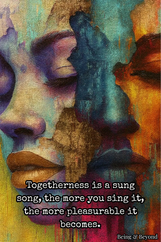 Being & Beyond Poster | Material: Canvas with frame | Size (in inches): Width 12 Height 18 | Code: POS-008