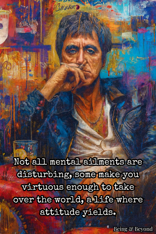 Being & Beyond Poster | Material: Canvas with frame | Size (in inches): Width 12 Height 18 | Code: POS-009