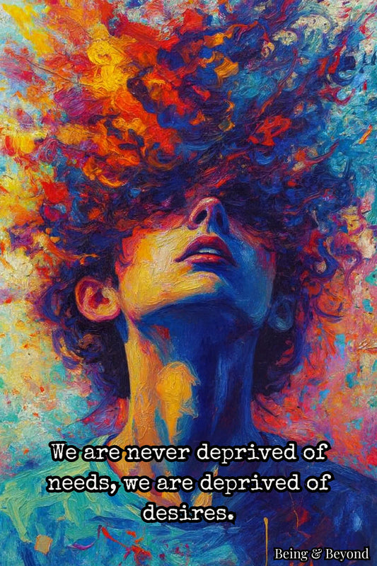 Being & Beyond Poster | Material: Canvas with frame | Size (in inches): Width 12 Height 18 | Code: POS-010