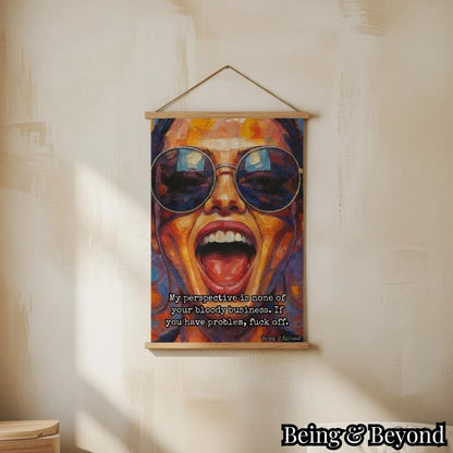 Being & Beyond Poster | Material: Canvas with frame | Size (in inches): Width 12 Height 18 | Code: POS-014