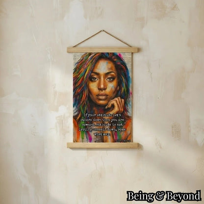 Being & Beyond Poster | Material: Canvas with frame | Size (in inches): Width 12 Height 18 | Code: POS-016
