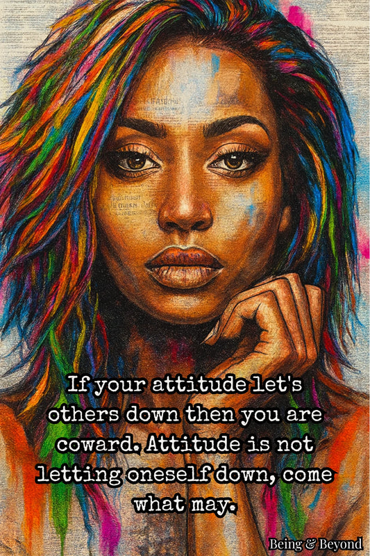 Being & Beyond Poster | Material: Canvas with frame | Size (in inches): Width 12 Height 18 | Code: POS-016