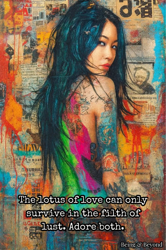 Being & Beyond Poster | Material: Canvas with frame | Size (in inches): Width 12 Height 18 | Code: POS-022