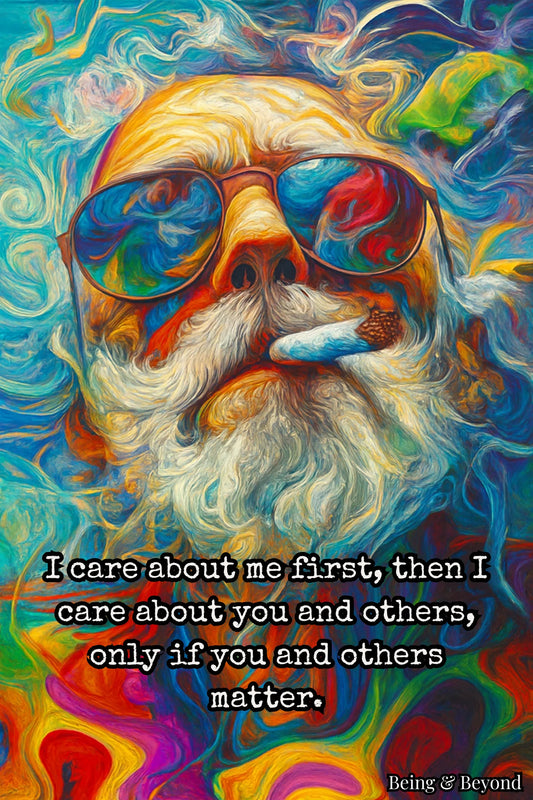 Being & Beyond Poster | Material: Canvas with frame | Size (in inches): Width 12 Height 18 | Code: POS-027