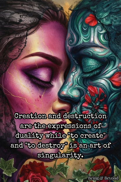 Being & Beyond Poster | Material: Canvas with frame | Size (in inches): Width 12 Height 18 | Code: POS-034