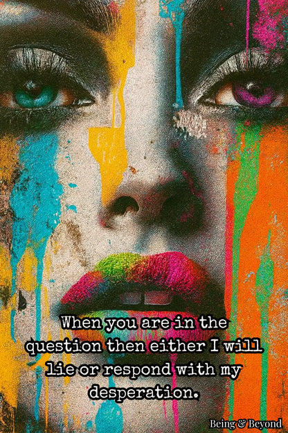 Being & Beyond Poster | Material: Canvas with frame | Size (in inches): Width 12 Height 18 | Code: POS-035