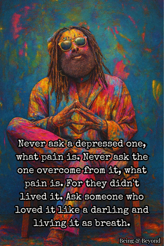 Being & Beyond Poster | Material: Canvas with frame | Size (in inches): Width 12 Height 18 | Code: POS-037