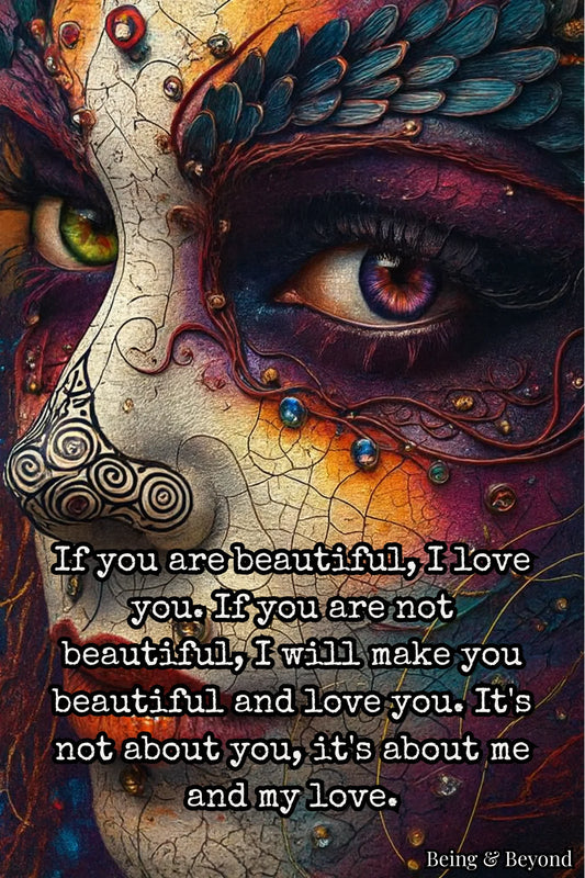 Being & Beyond Poster | Material: Canvas with frame | Size (in inches): Width 12 Height 18 | Code: POS-043
