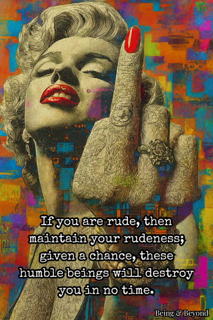Being & Beyond Poster | Material: Canvas with frame | Size (in inches): Width 12 Height 18 | Code: POS-052